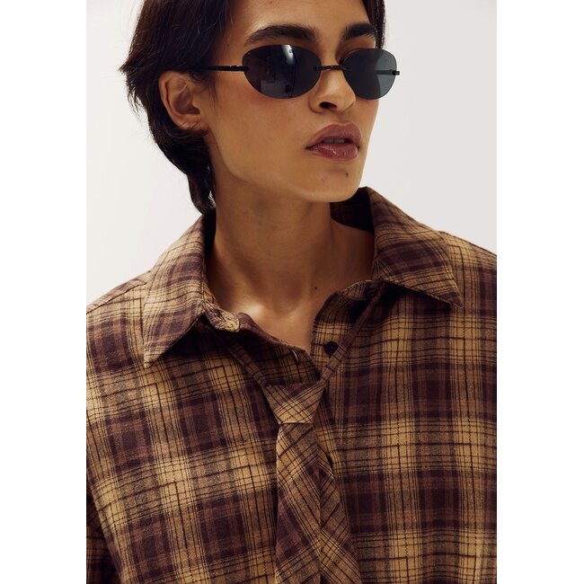 HARPER & YVE Check Tie Brown Check