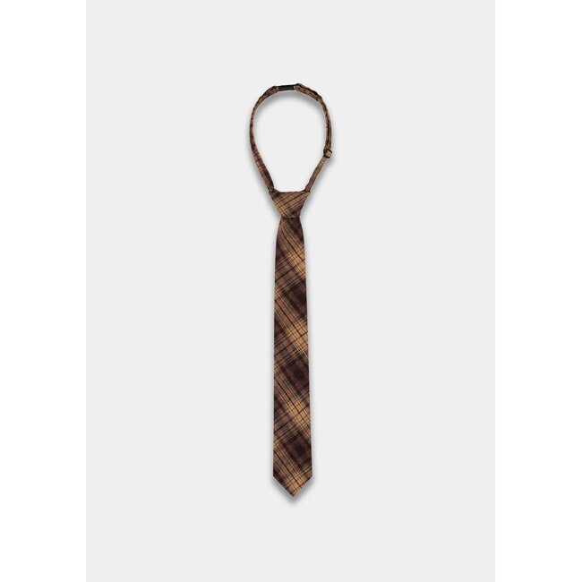 HARPER & YVE Check Tie Brown Check