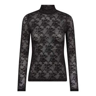 CO'COUTURE Birta Turtleneck Blouse Black