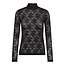 CO'COUTURE Birta Turtleneck Blouse Black