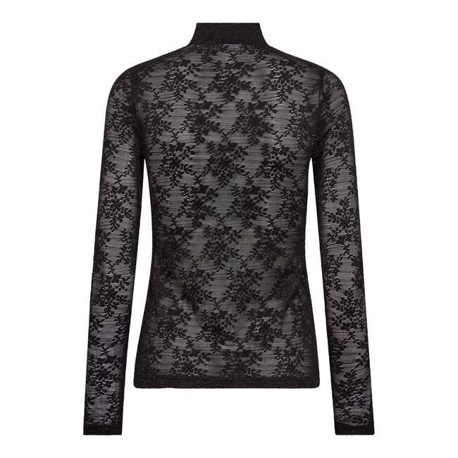 CO'COUTURE Birta Turtleneck Blouse Black