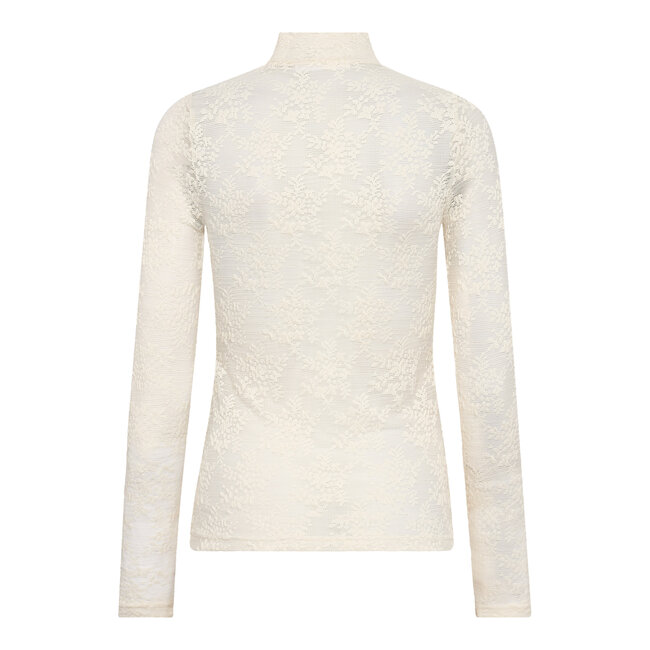 CO'COUTURE Birta Turtleneck Blouse Off White