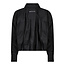 HAUTE L'AMITIÉ Sophie Din Coated Shirt Black