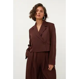 STUDIO AMAYA Nala Blazer Brown