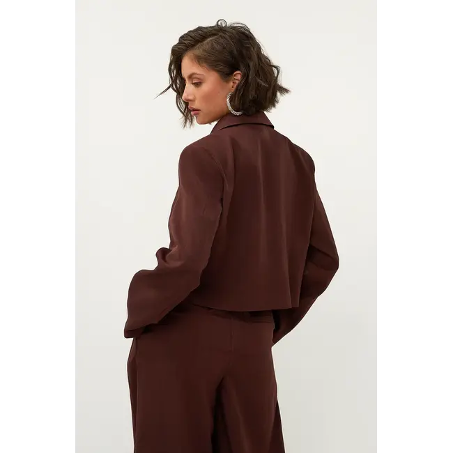 STUDIO AMAYA Nala Blazer Brown