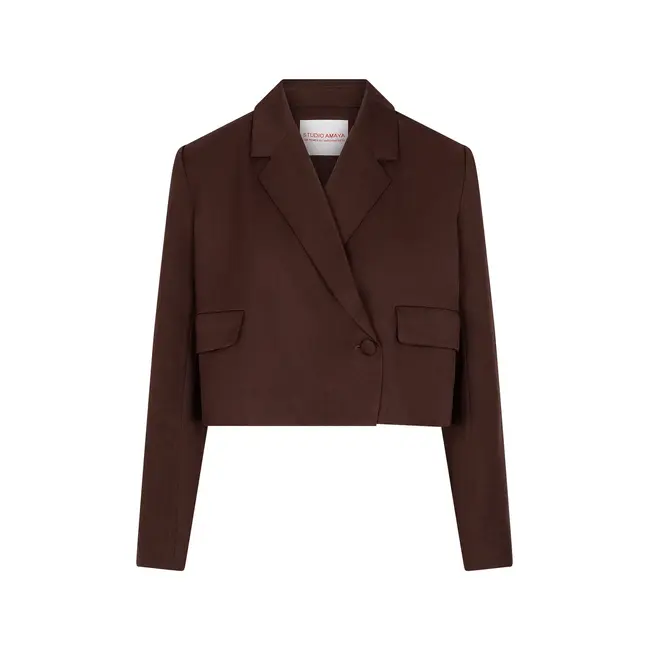 STUDIO AMAYA Nala Blazer Brown