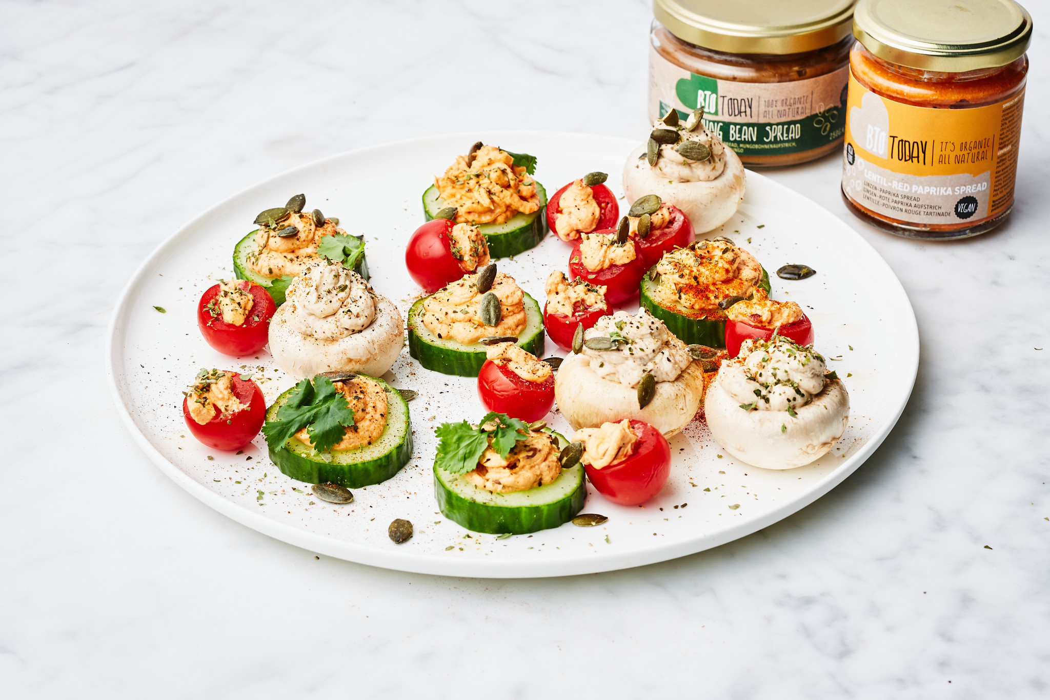 Lentil-red paprika spread organic