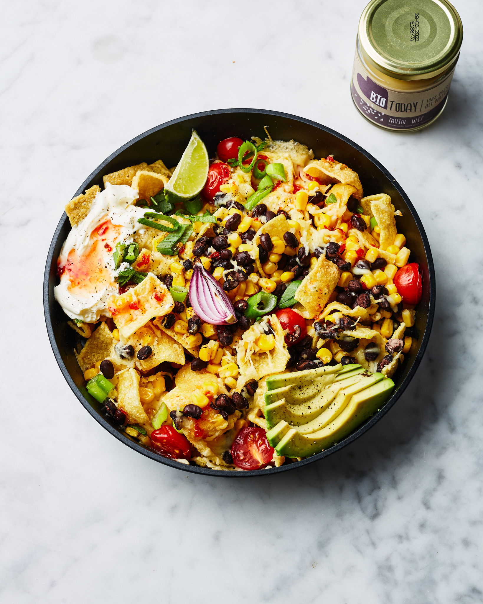 Organic white tahini – sesame paste from hulled sesame seeds