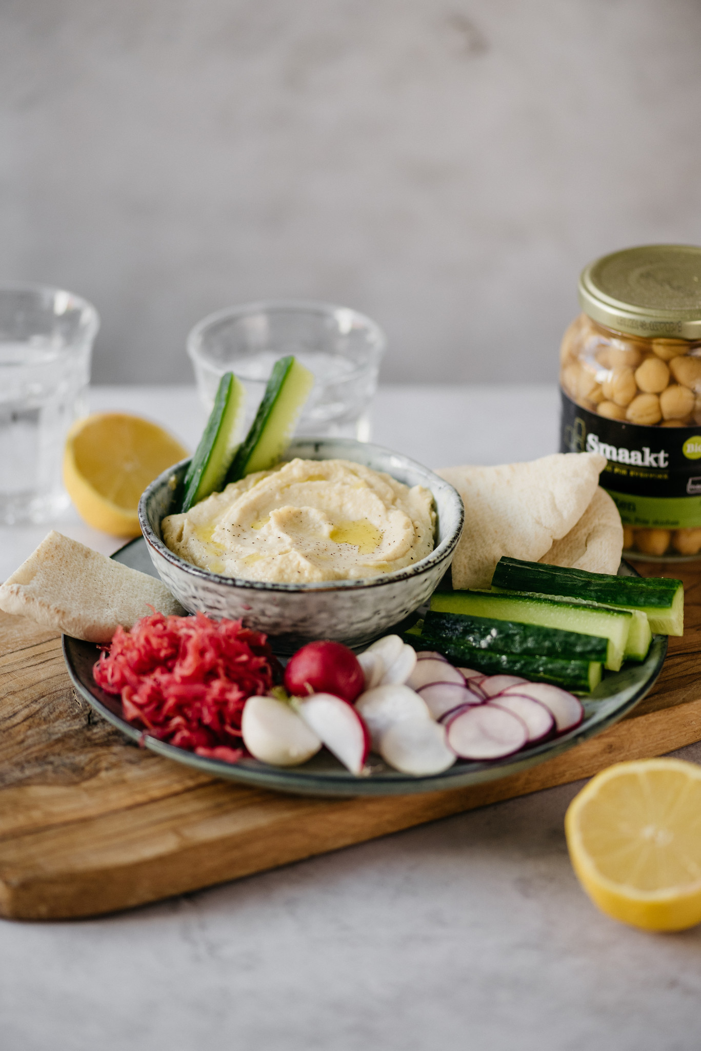 Chick peas glass organic