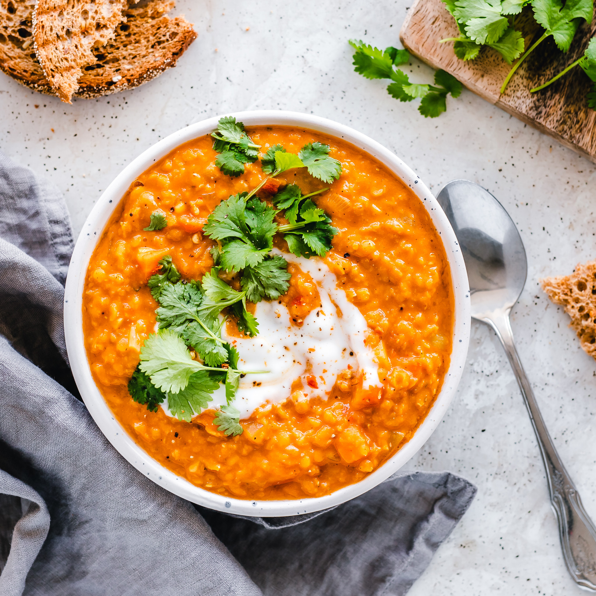 Linzen-olijfolie soep bio