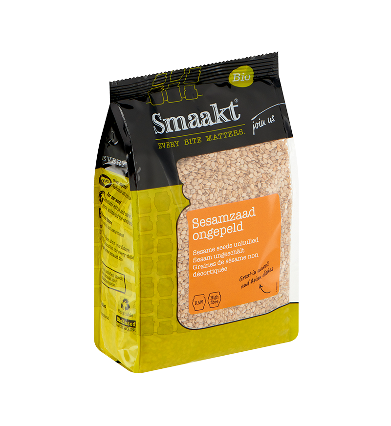 Sesamzaad ongepeld bio