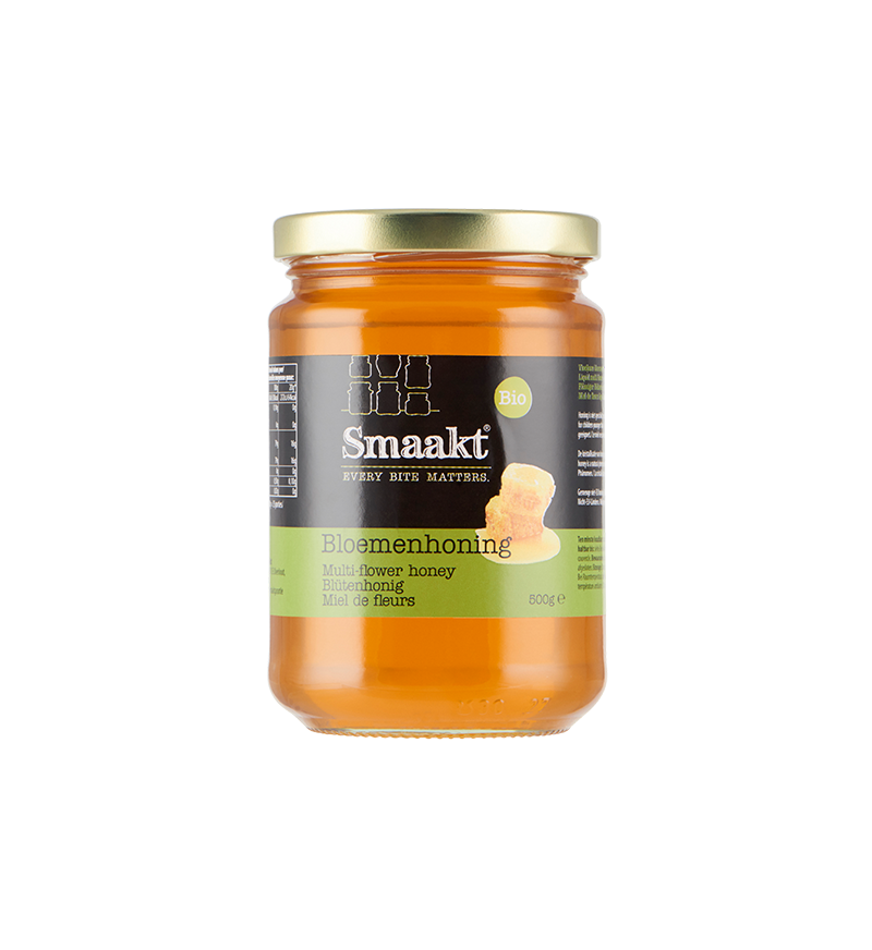 Multi-flower honey smooth organic