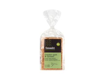 Cracker spelt & flaxseed organic