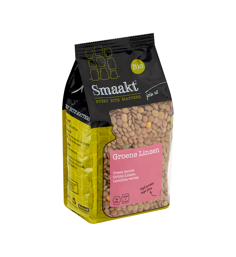 Green lentils organic