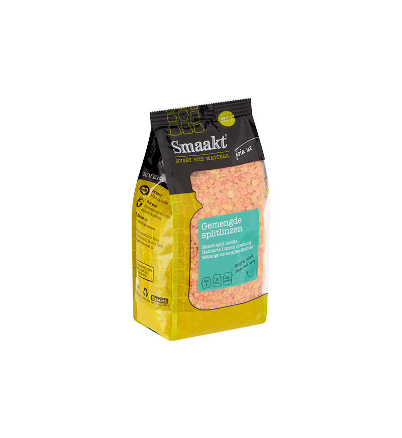 Mixed split lentils organic