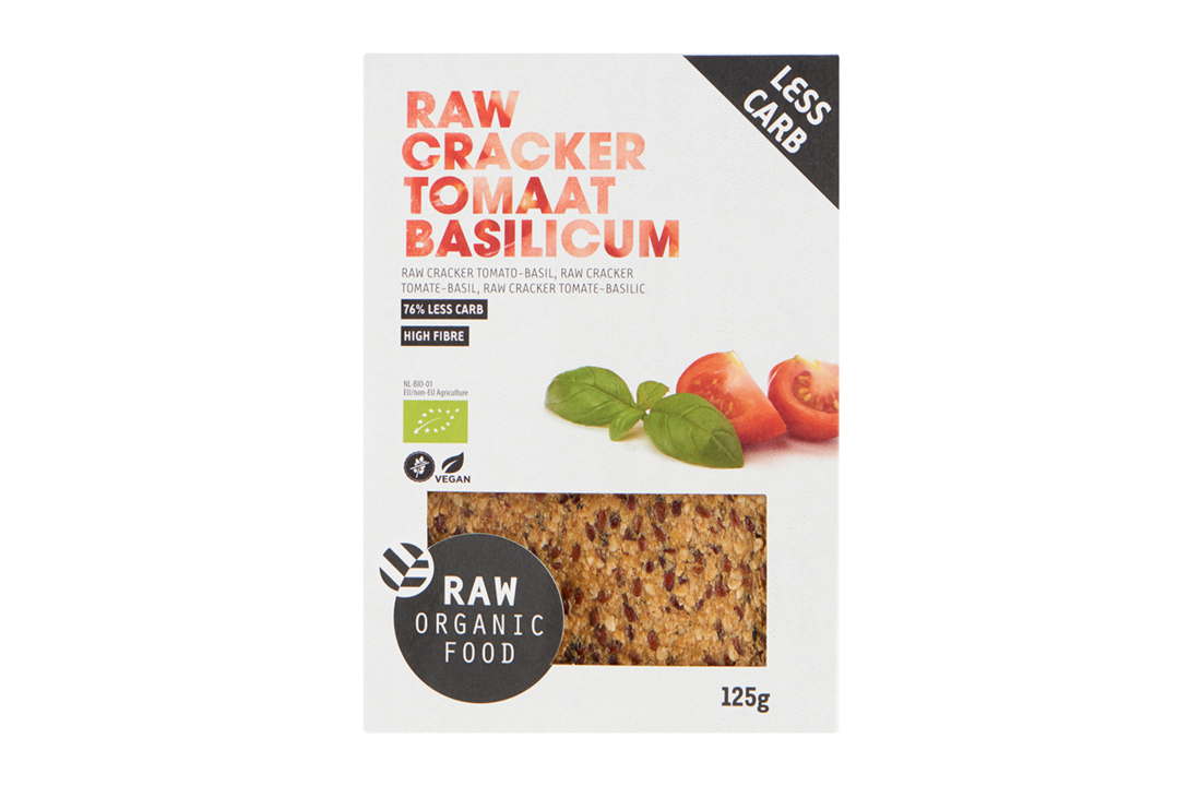 Crackers Lijnzaad Tomaat-Basilicum bio