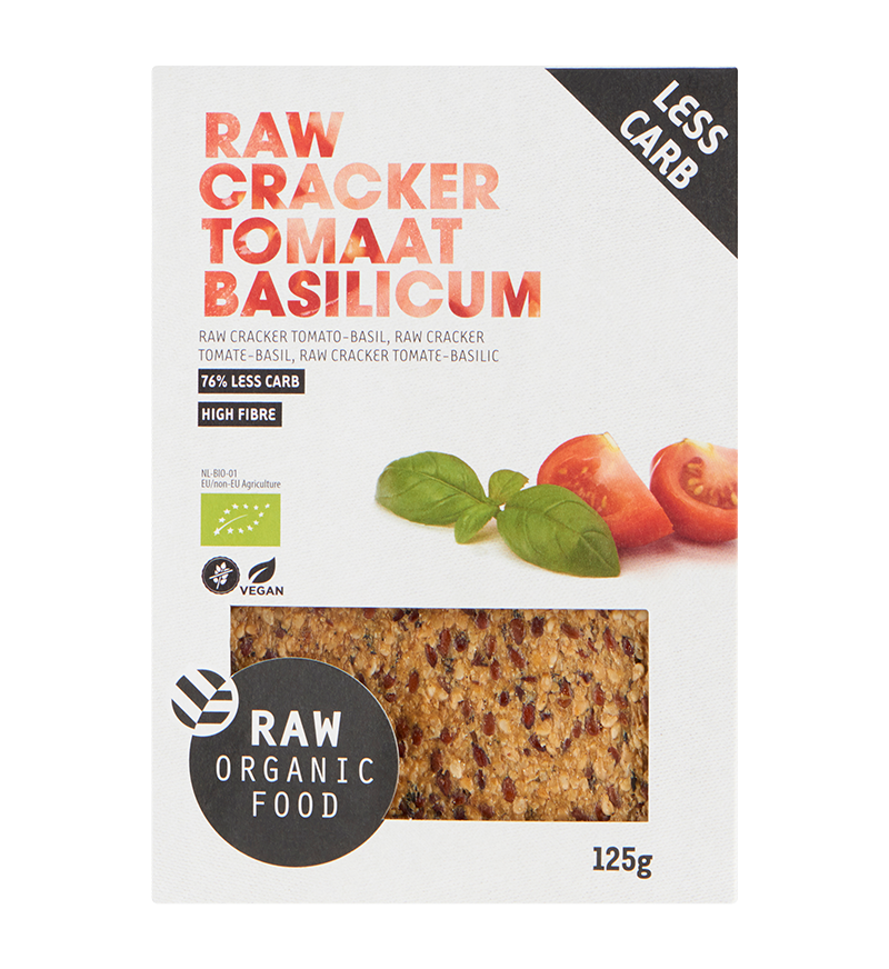 RAW Organic Food Crackers Tomato Basil Foodshop.bio