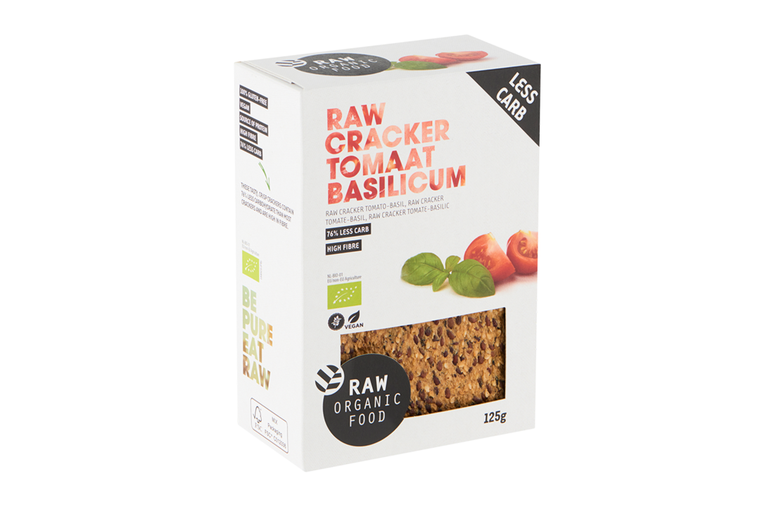 Crackers Lijnzaad Tomaat-Basilicum bio