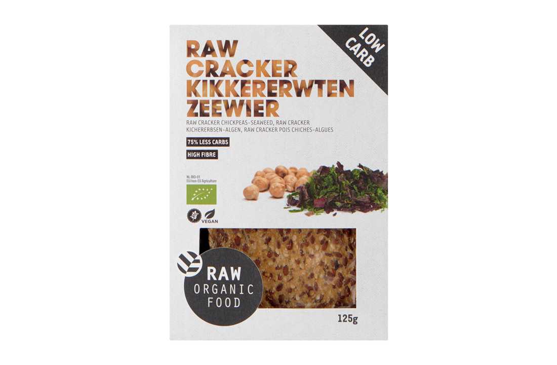 Cracker chickpeas-seaweed