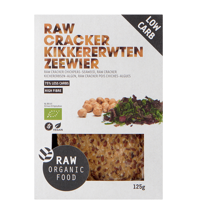 Crackers Kikkererwten & Zeewier bio