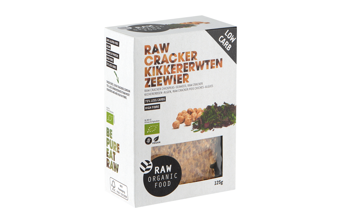 Cracker chickpeas-seaweed