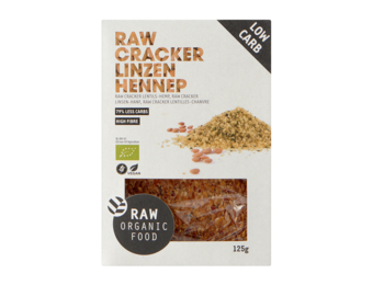 Cracker lentils-hemp organic