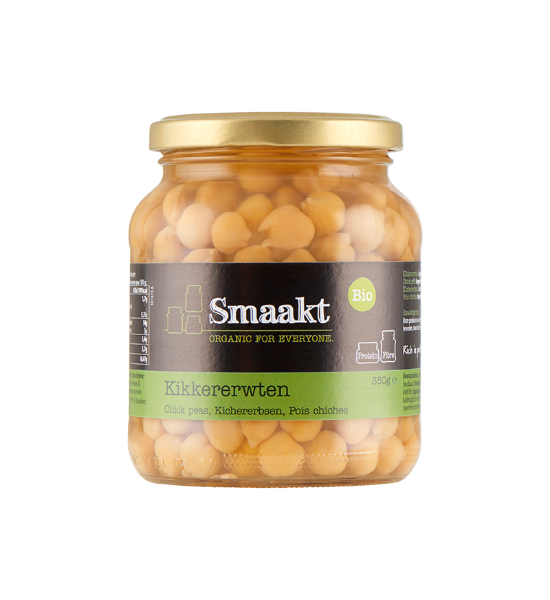 Chick peas glass organic
