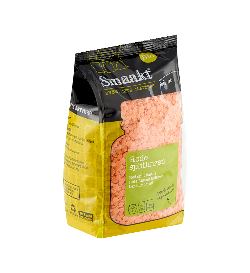 Red split lentils organic