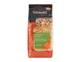 Less carb High fibre muesli organic