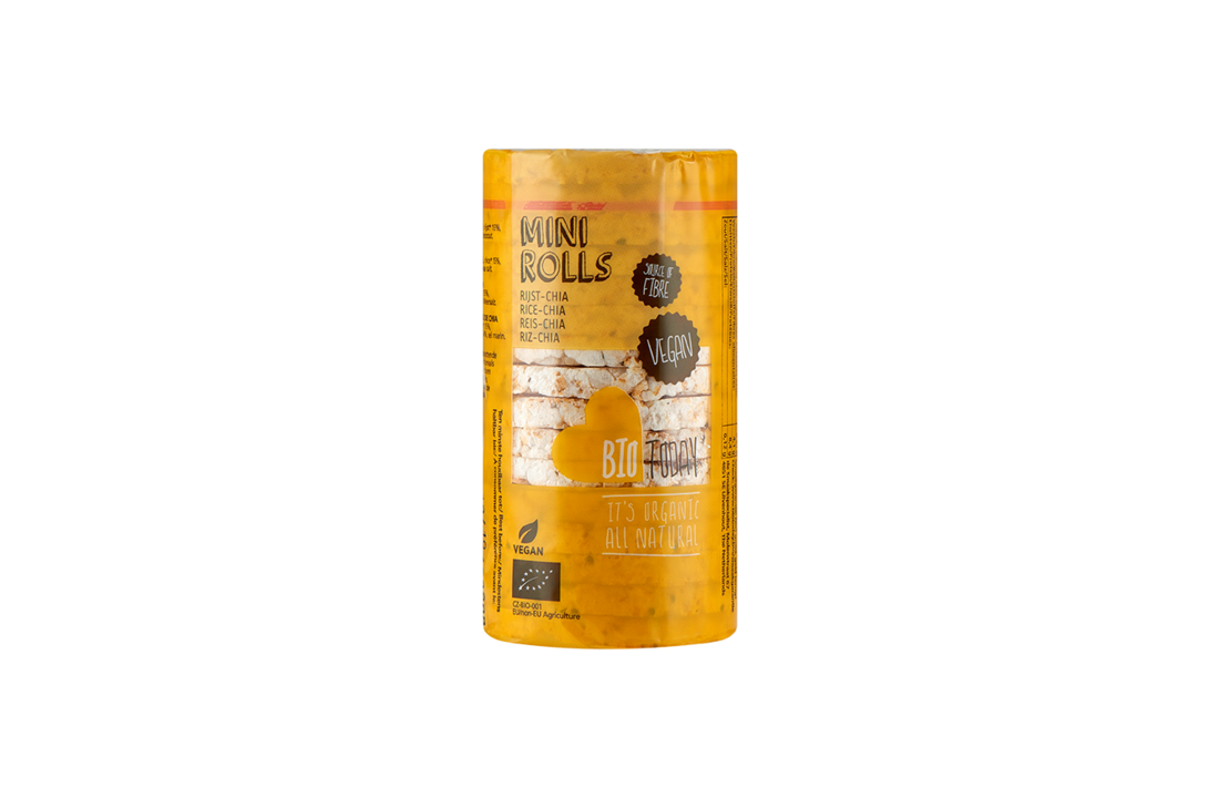 Minirolls rijst-chia bio