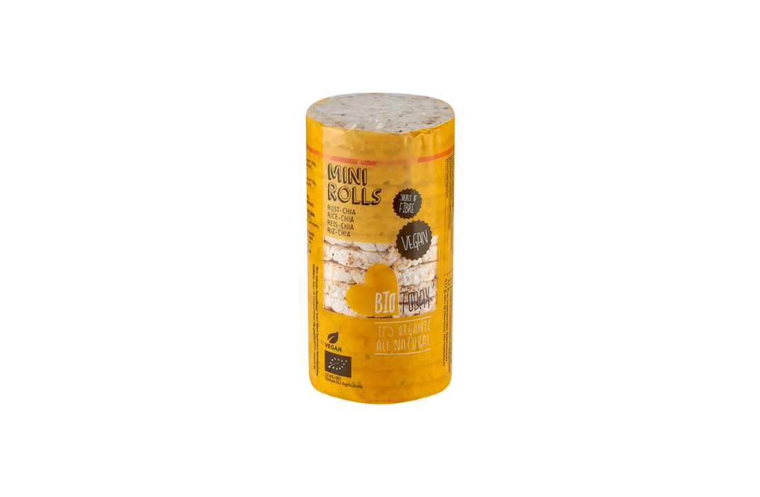 Minirolls rijst-chia bio