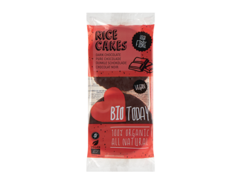 Rijstwafel chocolade puur bio