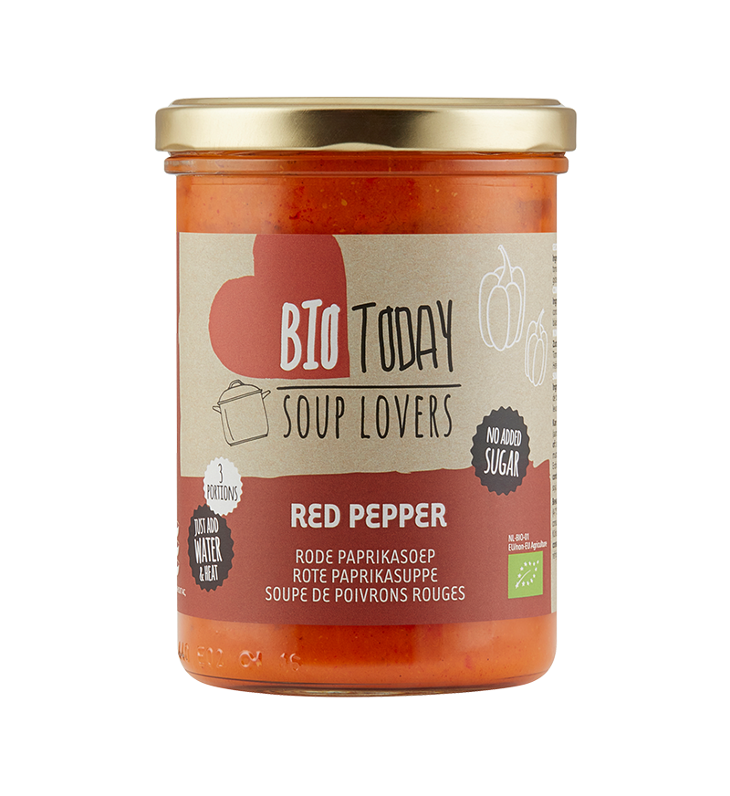 Red pepper soup organic