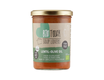 Lentil-olive oil soup organic