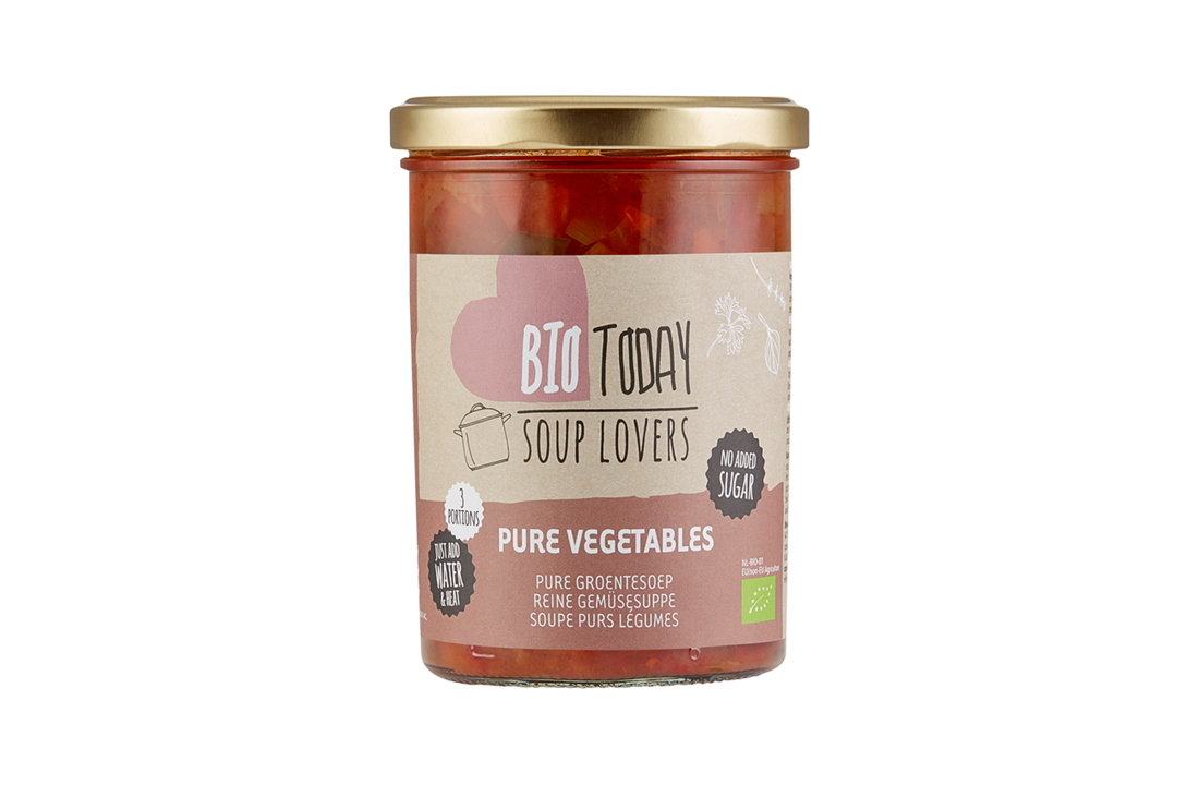Pure vegetable soup