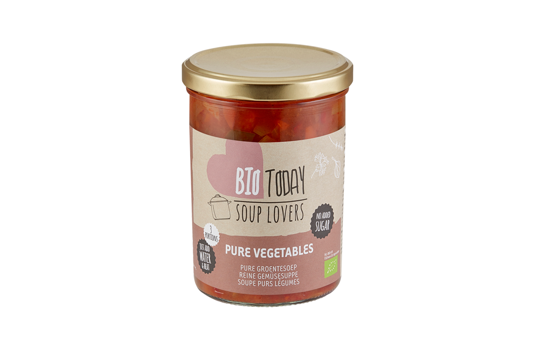 Pure vegetable soup