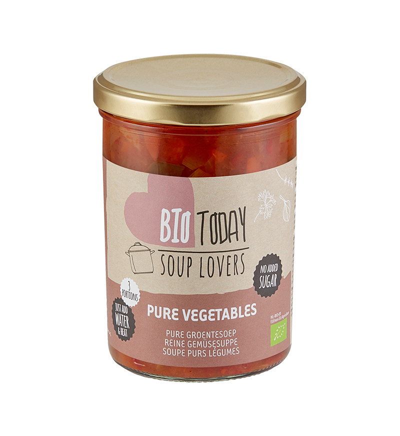 Pure vegetable soup organic