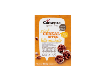 Cereal bites latte macchiato