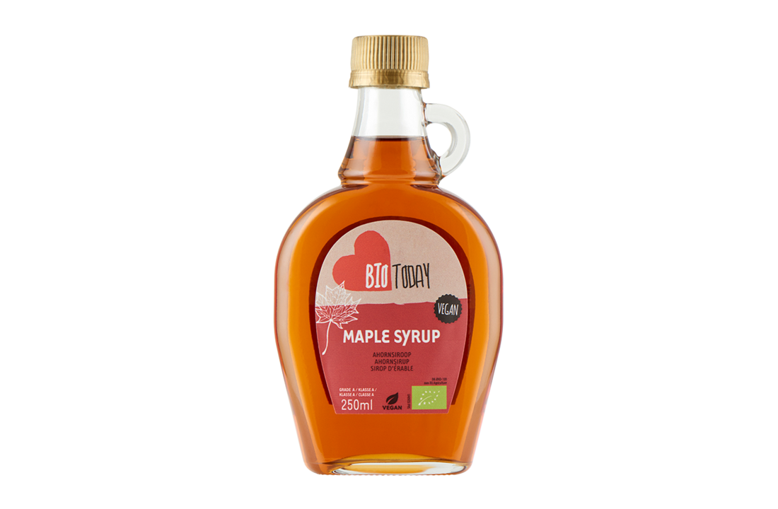 BioToday Biologische Ahornsiroop – Pure Maple Syrup van Topkwaliteit