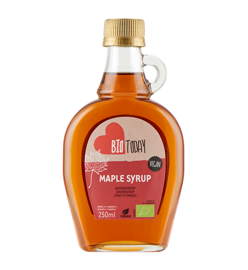 BioToday Biologische Ahornsiroop – Pure Maple Syrup van Topkwaliteit