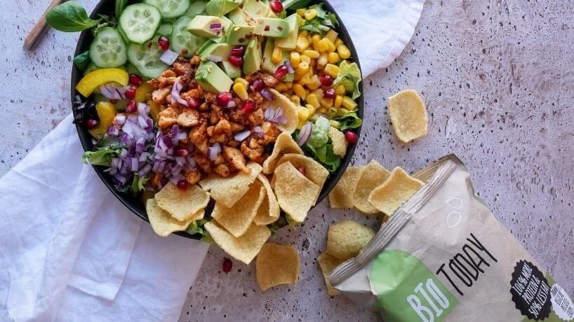 Crunchy salade bowl Mexicaanse stijl | BioToday