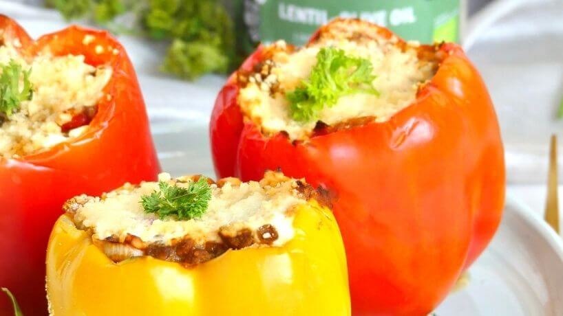 BioToday | Vegan gevulde lasagna paprika's