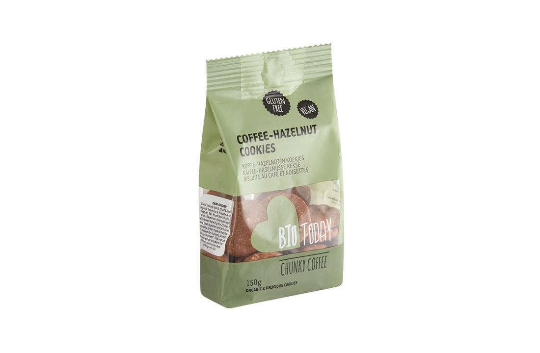 Koffie-hazelnoten koekjes bio