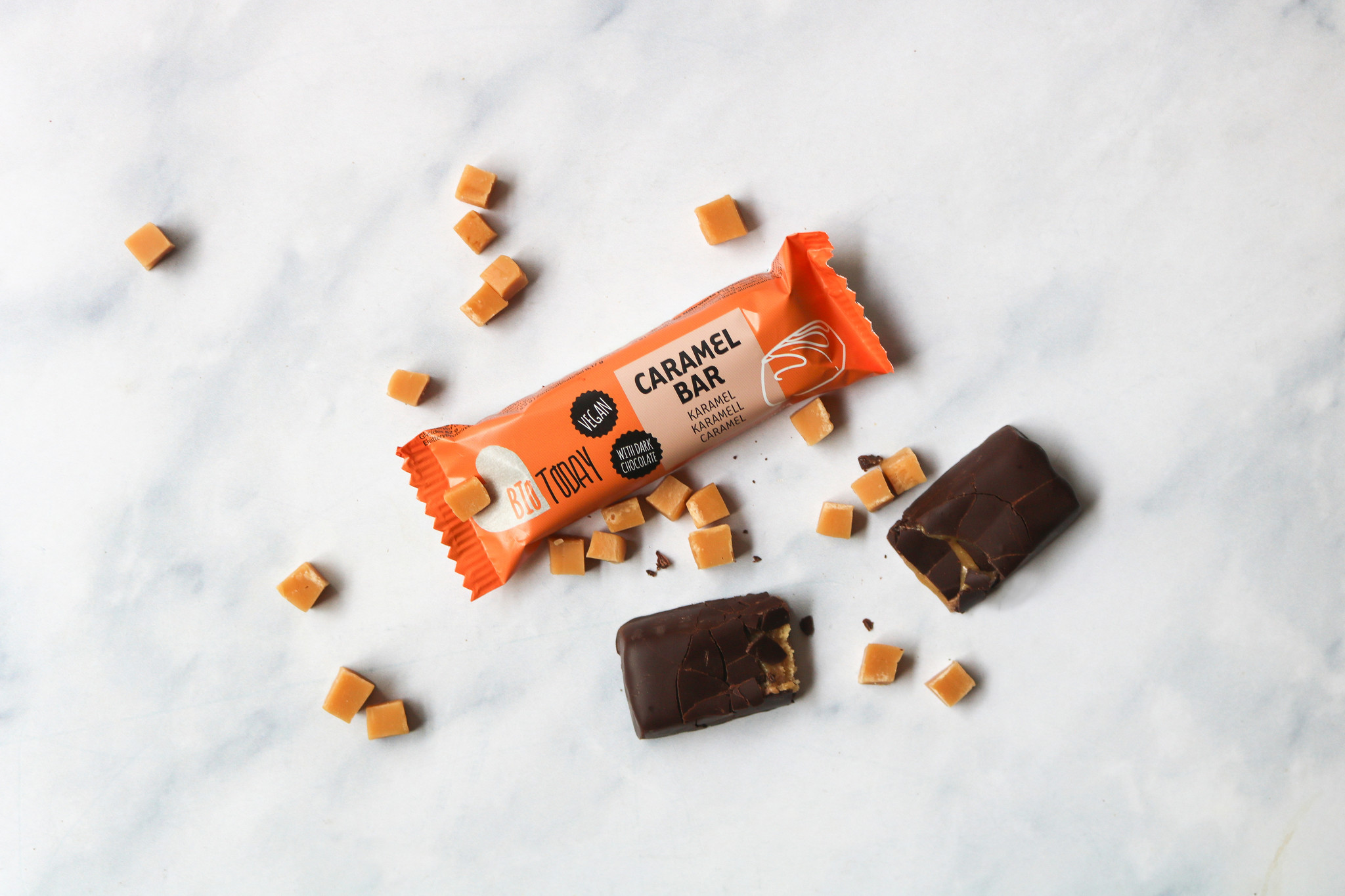 Candy bar caramel  organic