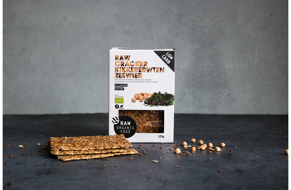 Cracker chickpeas-seaweed