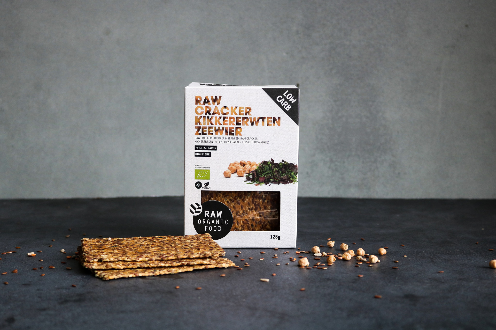 Crackers Kikkererwten & Zeewier bio