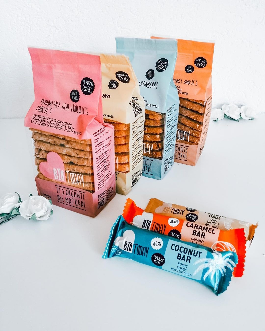 Raisin-cranberry cookies organic