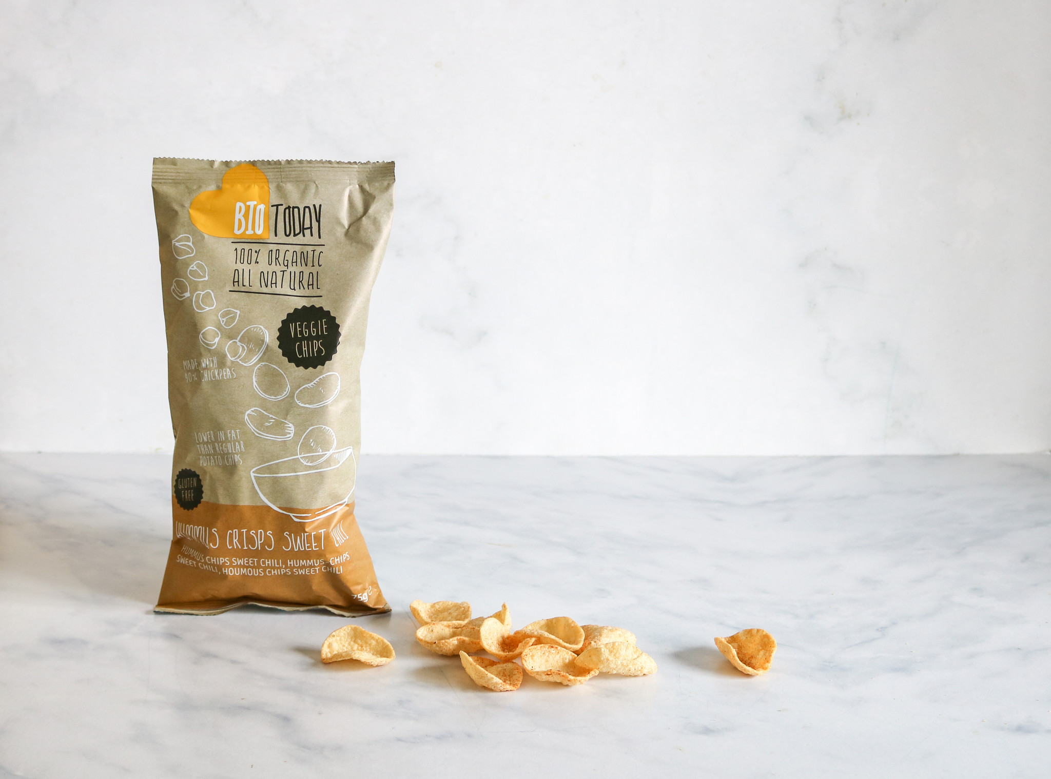 Hummus crisps  Sweet chili organic