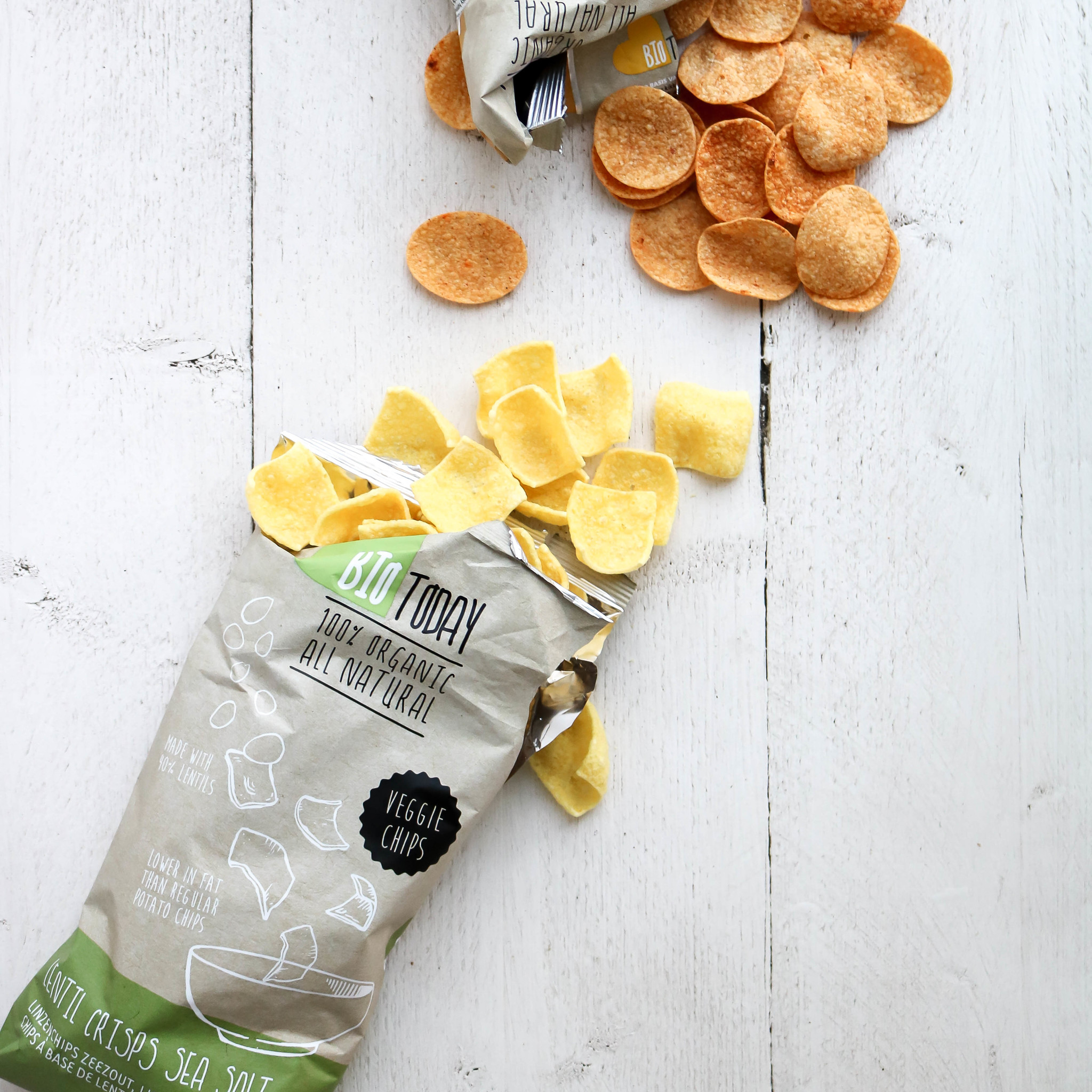 Lentil crisps Sea salt organic