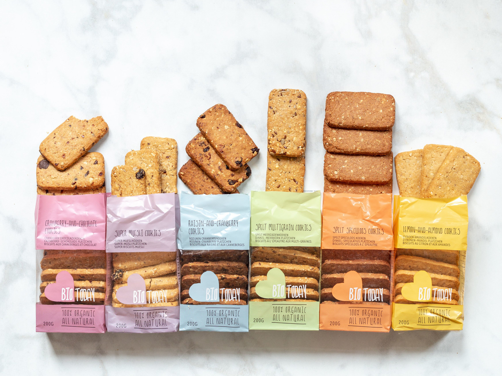 Spelt multigrain cookies family pack  organic